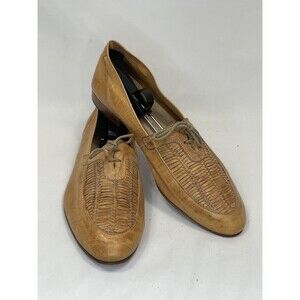 Jonathan Richards Brown Leather Men’s Dress Shoes Size 11, Made in PORTUGAL